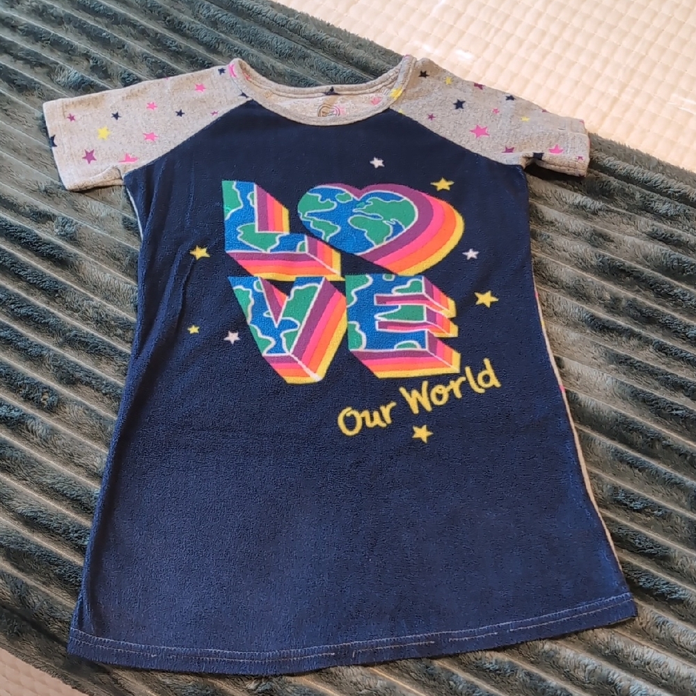 Wonder Nation Cozy Girls Night Gown Size S